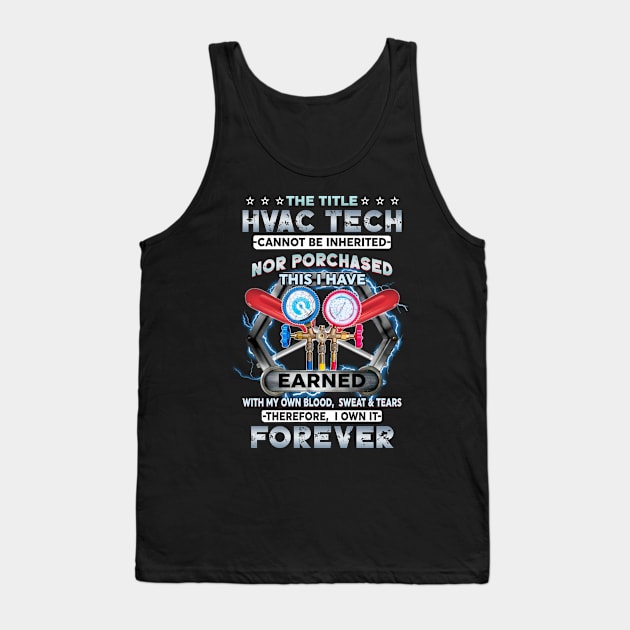 The Title Hvac Tech Tank Top by maexjackson